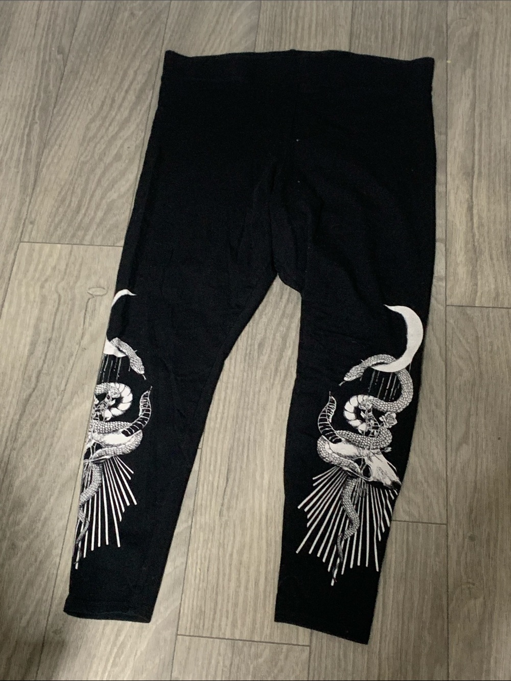 Nightfall by torrid black pattern leggings size 2x